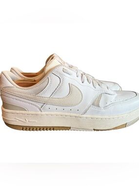 Nike Women's Gamma Force Sneakers White/Light Bone/Sanddrift DX9176-103 US 10.5
